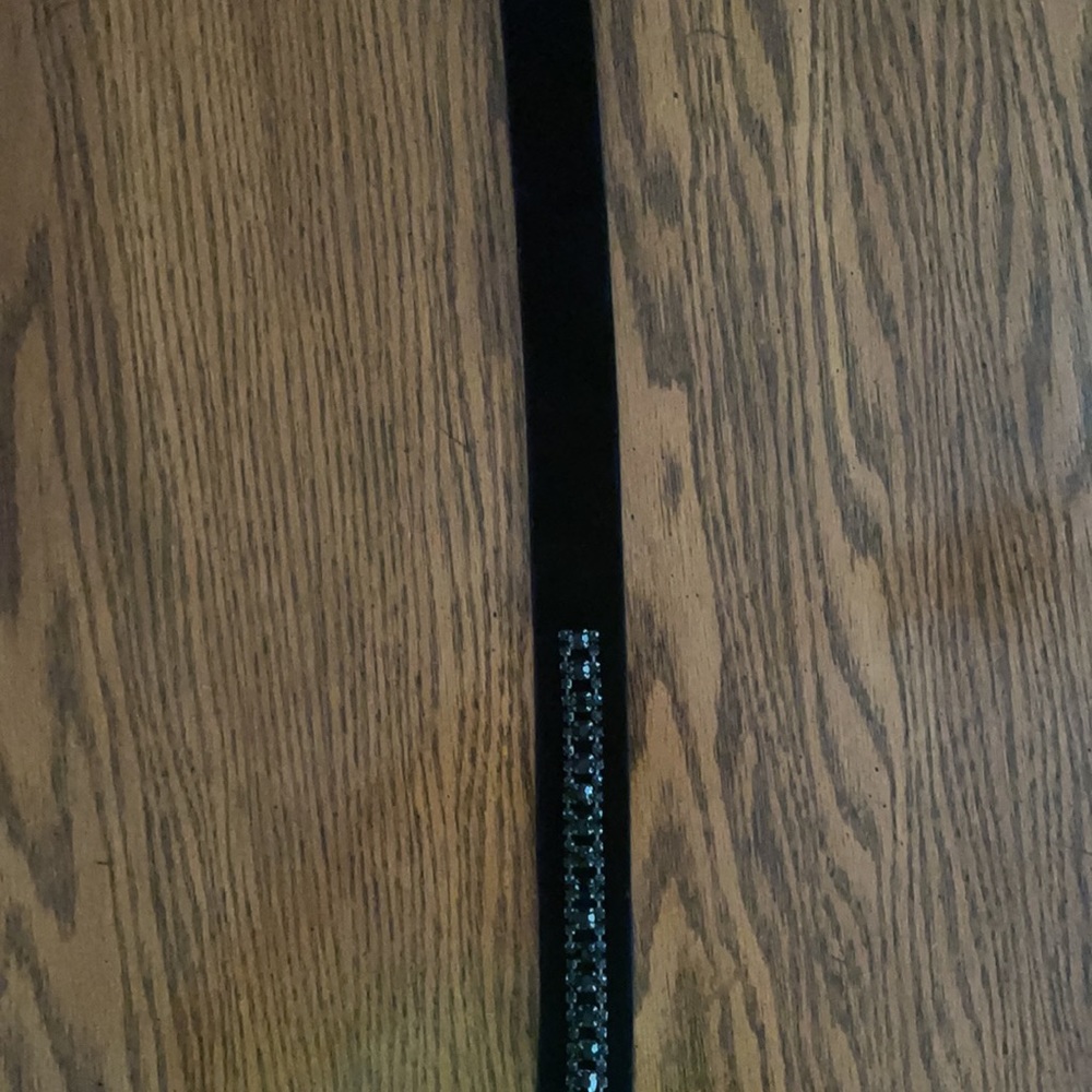 Banana Republic Velvet and rhinestone belt